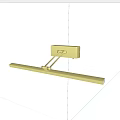 Modern Gold Adjustable Wall Lamp With Sleek Design And Flexible Arm