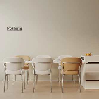 Modern table combination 3d model