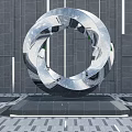 Modern Urban Sculpture 3d model