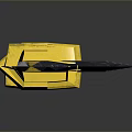 Stunning Decorative Sword With Black Blade And Red Yellow Hilt Design