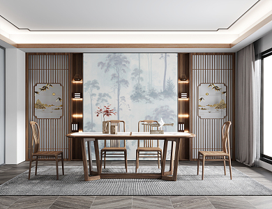 New Chinese Restaurant 3d model