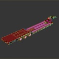 wagon vintage train steam train carriage steam car carriage train modern vehicle carrier 3d model