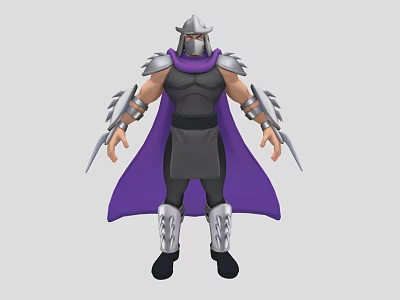 Shryder Teenage Mutant Ninja Turtles Game Character Character Role villain BOSS Game Character Man 3d model