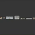 Row of Residential Buildings With Diverse Styles Colorful Facades And Modern Architectural Designs