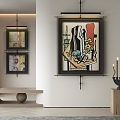 modern decorative painting 3d model