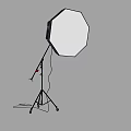 Octagonal Softbox Photography Lighting With Tripod Stand And Power Cable