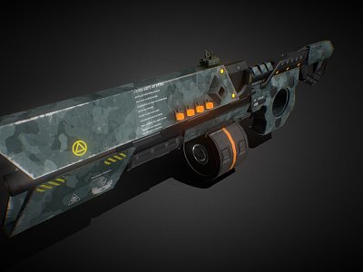 Sci-fi shotgun model