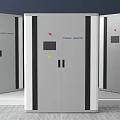 Industrial Equipment Vertical Control Cabinets From Tonghe Industry With Warning Indicators