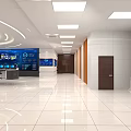 Modern Monitoring Control Room With Multiple Large Screens And Control Desks