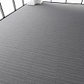 Gray Carpet Floor Tiles In Spacious Modern Office With Large Windows