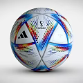 Colorful Adidas FIFA World Cup Soccer Ball As Premium Sports Equipment With Unique Design