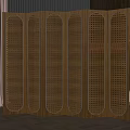 Silent wind screen partition 3d model