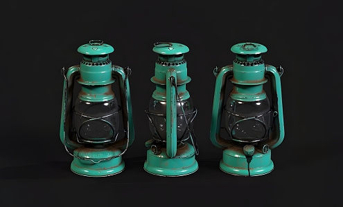 Horse lantern 3d model