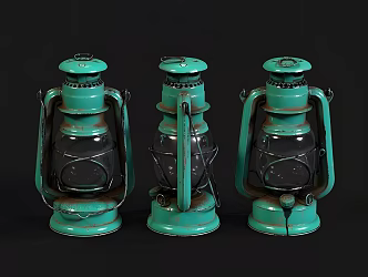 Horse lantern 3d model