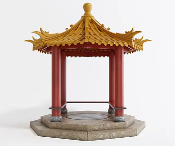 Chinese pavilion 3d model