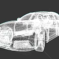 Red Audi Station Wagon With LED Headlights Sporty Design And Alloy Wheels