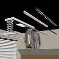 Drying Rack Invisible Drying Rack Electric Drying Rack Lifting Drying Rack Remote Control Drying Rack 3d model