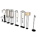 New Chinese lamp combination 3d model