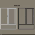 Poliform Cabinets With White And Black Glass Door Designs For Interior