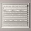 Various Decorative Gypsum Cornice Molding Styles And Patterns For Interior Decoration 3d model