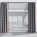 Modern Curtains 3d model