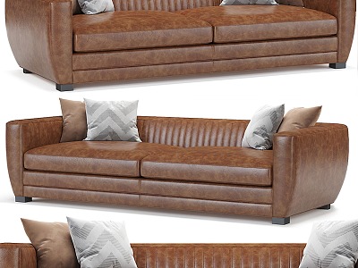 Double sofa 3d model