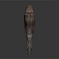 Ancient Symmetric Carved Artifact With Mythical Animal Motifs And Pedestal