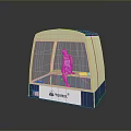 YUNCK Enclosed Relaxation Bed With Transparent Cover And Comfortable Design