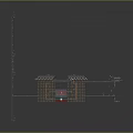 Industrial Communication Equipment With Tall Tower Panel Structure Connecting Cables And Control Unit
