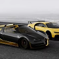 Super Run Bugatti 3d model