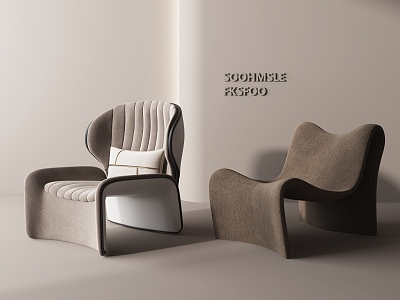 Modern single sofa 3d model