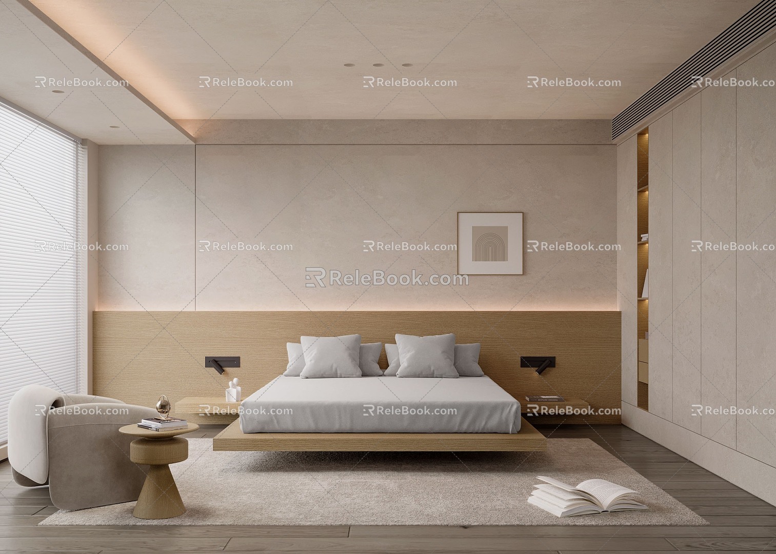 Modern Bedroom 3d model