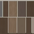 Modern Wall Panels With Various Wood Textures And Colors For Interior Design 3d model