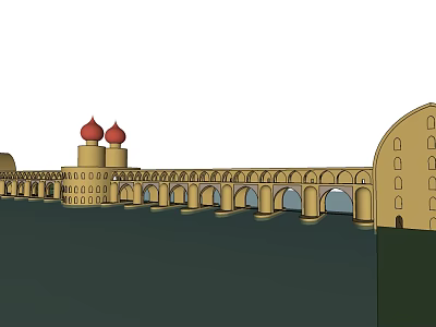 bridge water conservancy bridge 3d model bridge water conservancy bridge 3d model