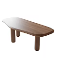 Modern Dining Table Desk Tea Table 3d model