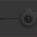Black Metal Engine Structure With Central Shaft Bolted Components And Connecting Cable