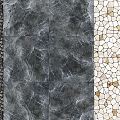 Modern wall stone wall surface pavement 3d model