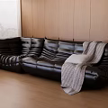 Middle-style multiplayer sofa 3d model