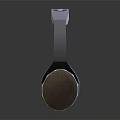 Sleek Modern Over Ear Headphones Design With Wooden Ear Cups And Metal Headband