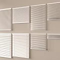 Minimalist venetian blinds Rolling blinds Venetian blinds 3d model