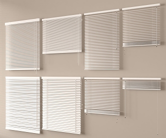 Minimalist venetian blinds Rolling blinds Venetian blinds 3d model