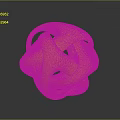 Modern White Furniture Decorative Ornament With Purple Spots And Hollow Spherical Design