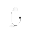 Modern Metal Desk Lamps With Adjustable Arms And Cone Shades For Home Office