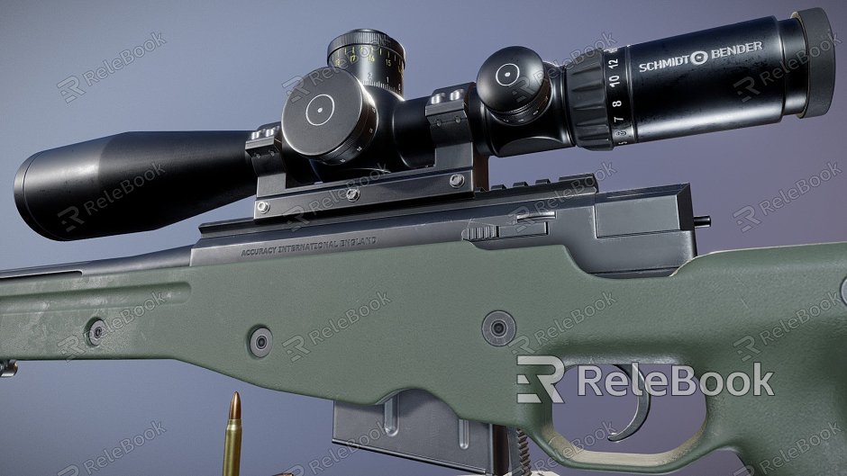 AWM Sniper Rifle model