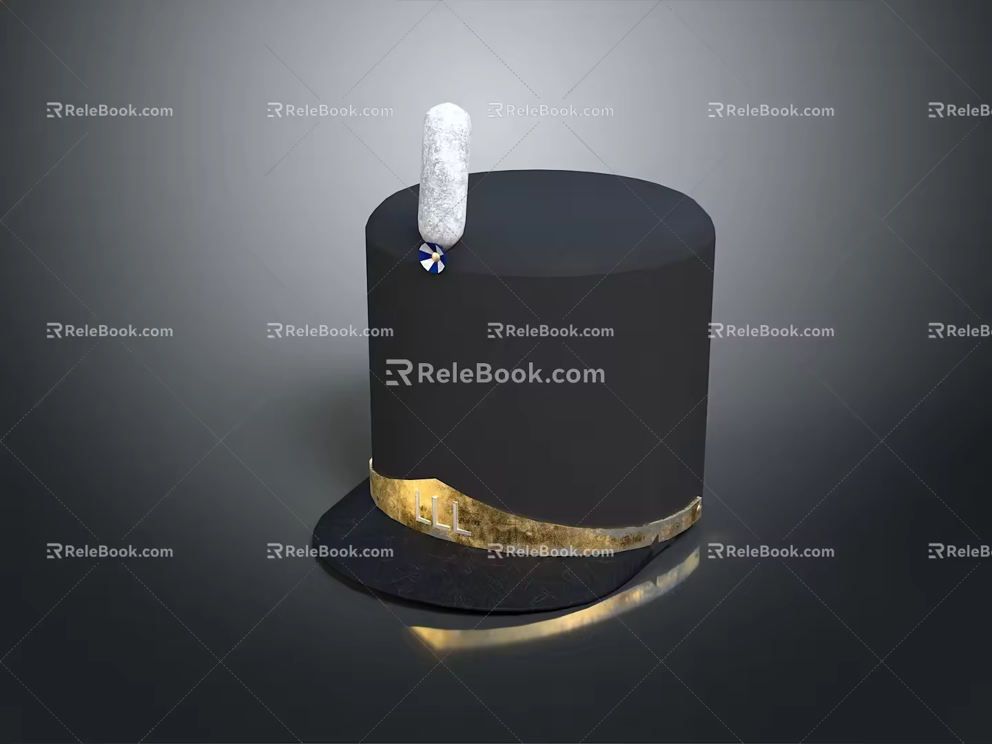 Hat Hat Realistic Game Item 3d model