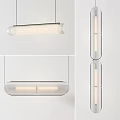 Contemporary Cylindrical Glass Pendant Light With Sleek Metal Frame And Soft Illumination For Interior Spaces