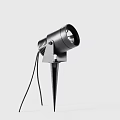Black Spotlights With Adjustable Stands For Indoor Lighting Setup