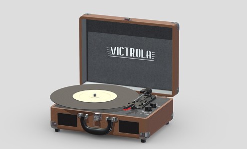 modern phonograph 3d model