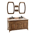 American bathroom cabinet 3d model