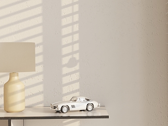 Modern table lamp ornaments combination 3d model